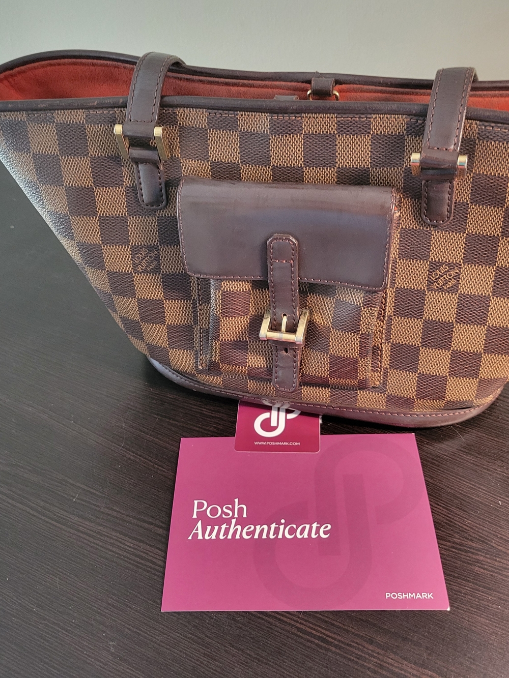 Louis Vuitton Damier Ebene Monosque Tote - Picture 15 of 16